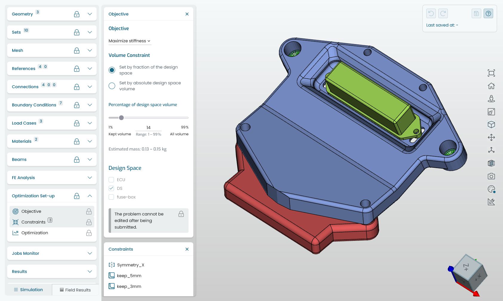The Möbius optimization interface